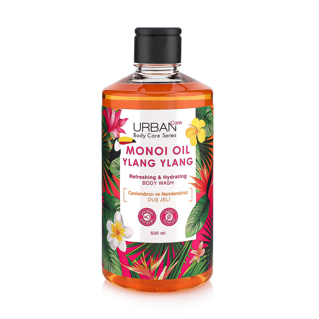 Monoi Oil Ylang Ylang Refreshing & Hydrating Body Wash - 500ml