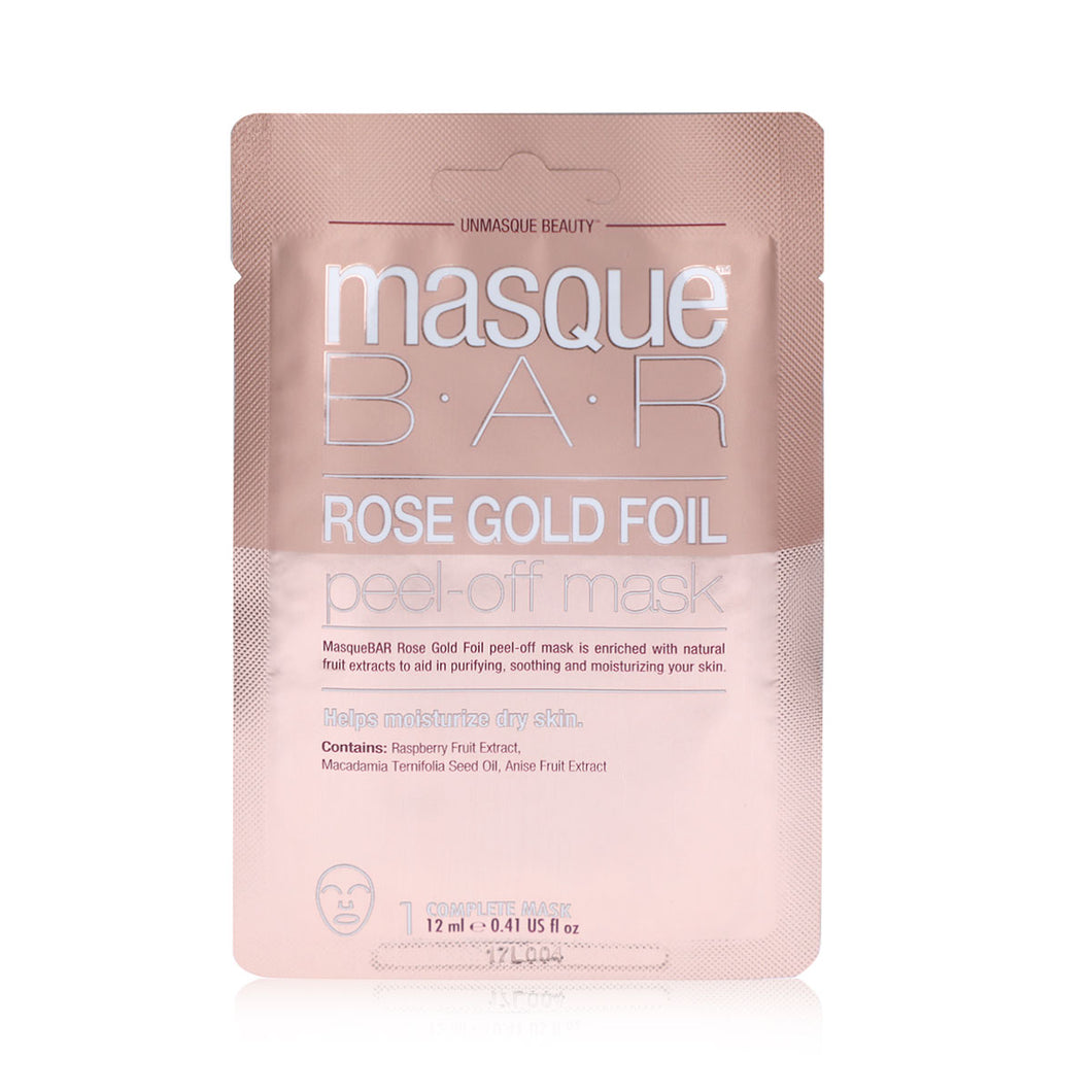 Rosegold Foil Peel Off Mask - Sachet