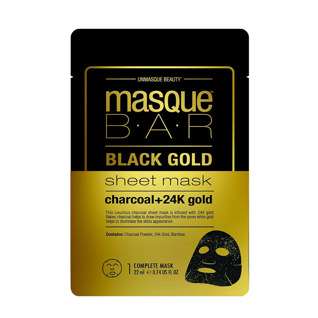 Black Gold Sheet Mask with 24k Gold - 1 Sheet