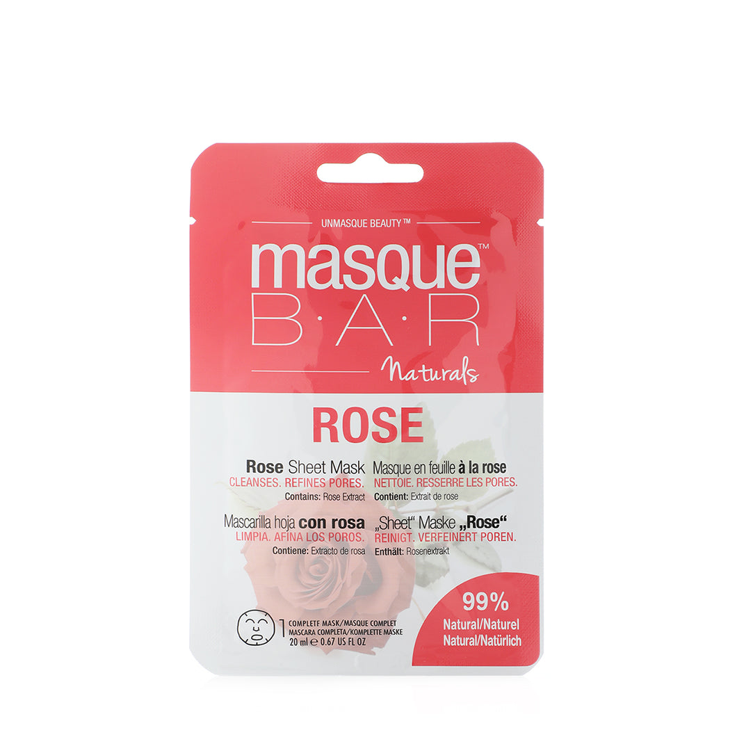 Naturals Rose Sheet Mask - 1 sheet