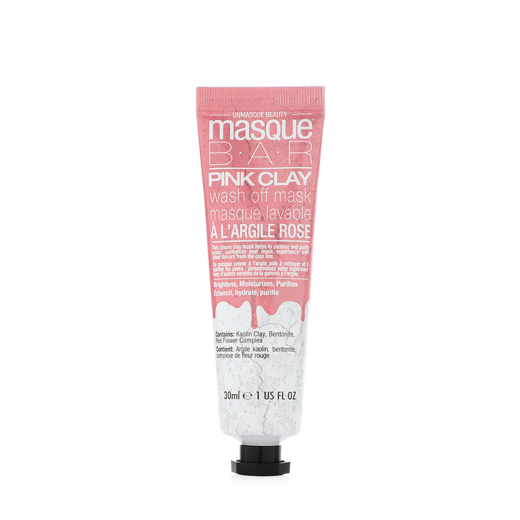 Pink Clay Wash Off Mask - 30ml